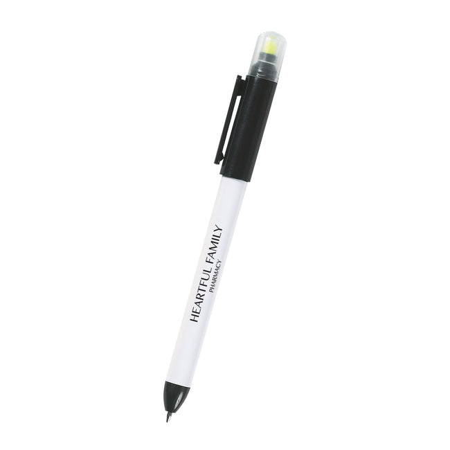 Twin-Write Pen and Highlighter