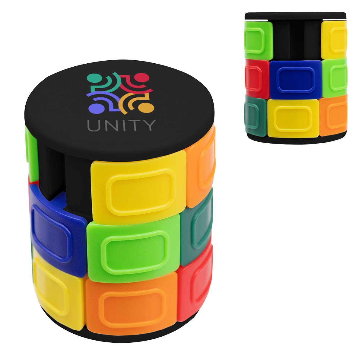 Twist and Solve Puzzle - Black - Full Color