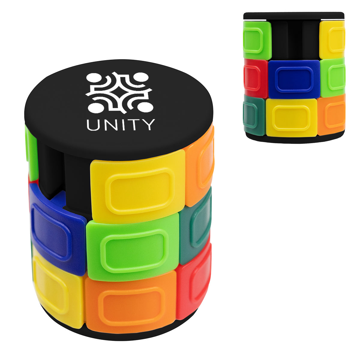 Twist and Solve Puzzle - Black - Pad Print