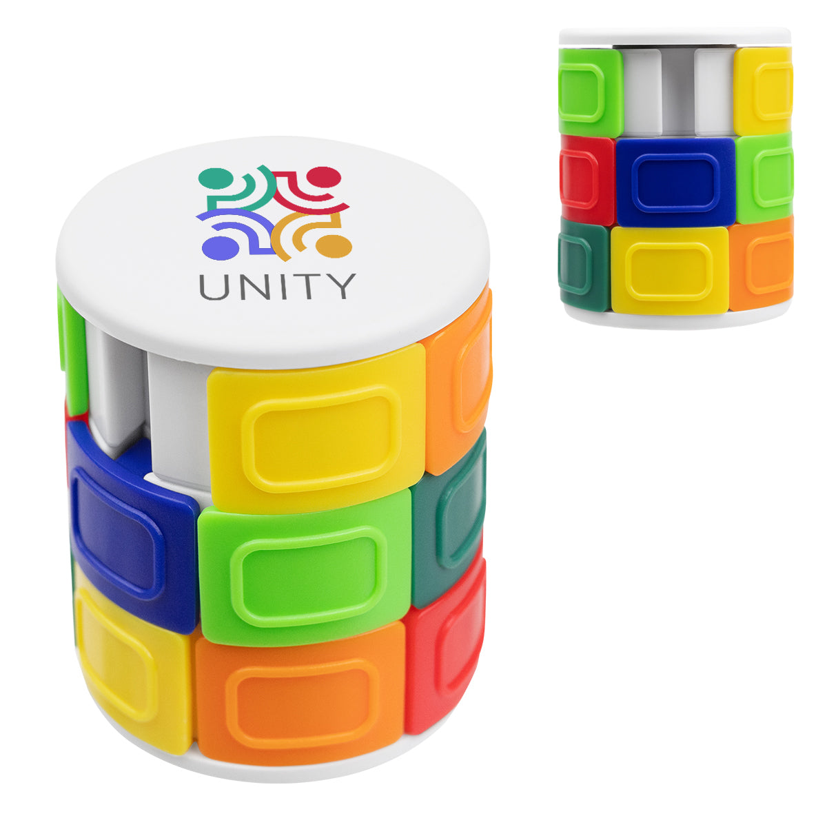 Twist and Solve Puzzle - White - Full Color