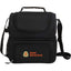 Two Tier Lunch Cooler for 12 Cans Transfer - Black - Front