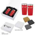 Two-Tone Himalayan Recycled Tumbler Gift Set, 20 oz