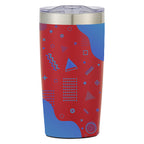 Two-Tone Himalayan Recycled Tumbler in Full Color, 20 oz - Red - Megabrite