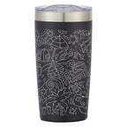 Two-Tone Himalayan Recycled Tumbler, Laser Engraved, 20 oz - Black - Laser