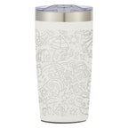 Two-Tone Himalayan Recycled Tumbler, Laser Engraved, 20 oz - White - Laser Engraving