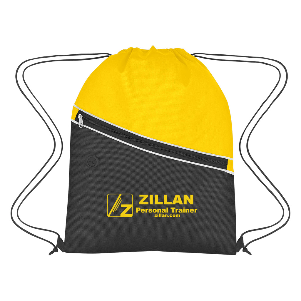 Two-Tone Hit Sports Pack, Non-Woven - Black - Silk Screen