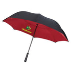 Two-Tone Inversion Umbrella, 48 Inch Arc - Red - Colorbrite