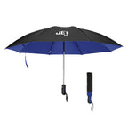 Two-Tone Inversion Umbrella with Recycled Canopy, 46 Inch Arc - Silk Screen