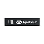 UL Listed On-the-Go Power Bank, 2,200 mAh - Black - Laser Engraving