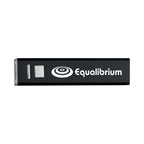 UL Listed On-the-Go Power Bank, 2,200 mAh - Black - Silk Screen