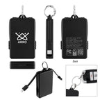 UL Listed Power Bank Key Ring, 2,000 mAh - Silk Screen