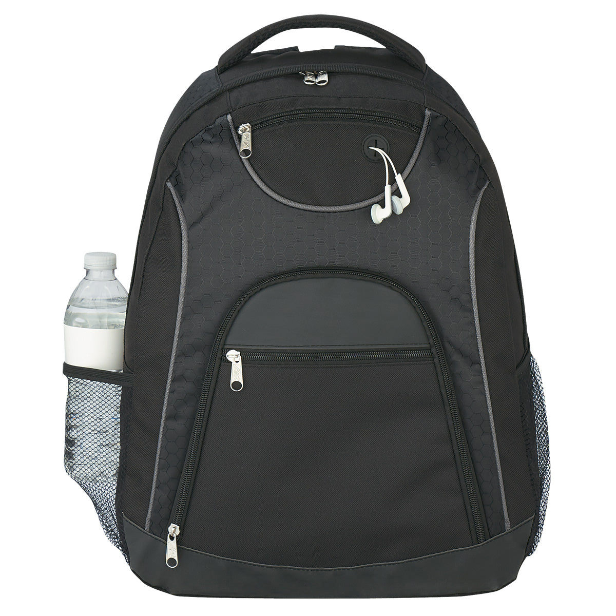 Ultimate Backpack - Black - Propped_Blank