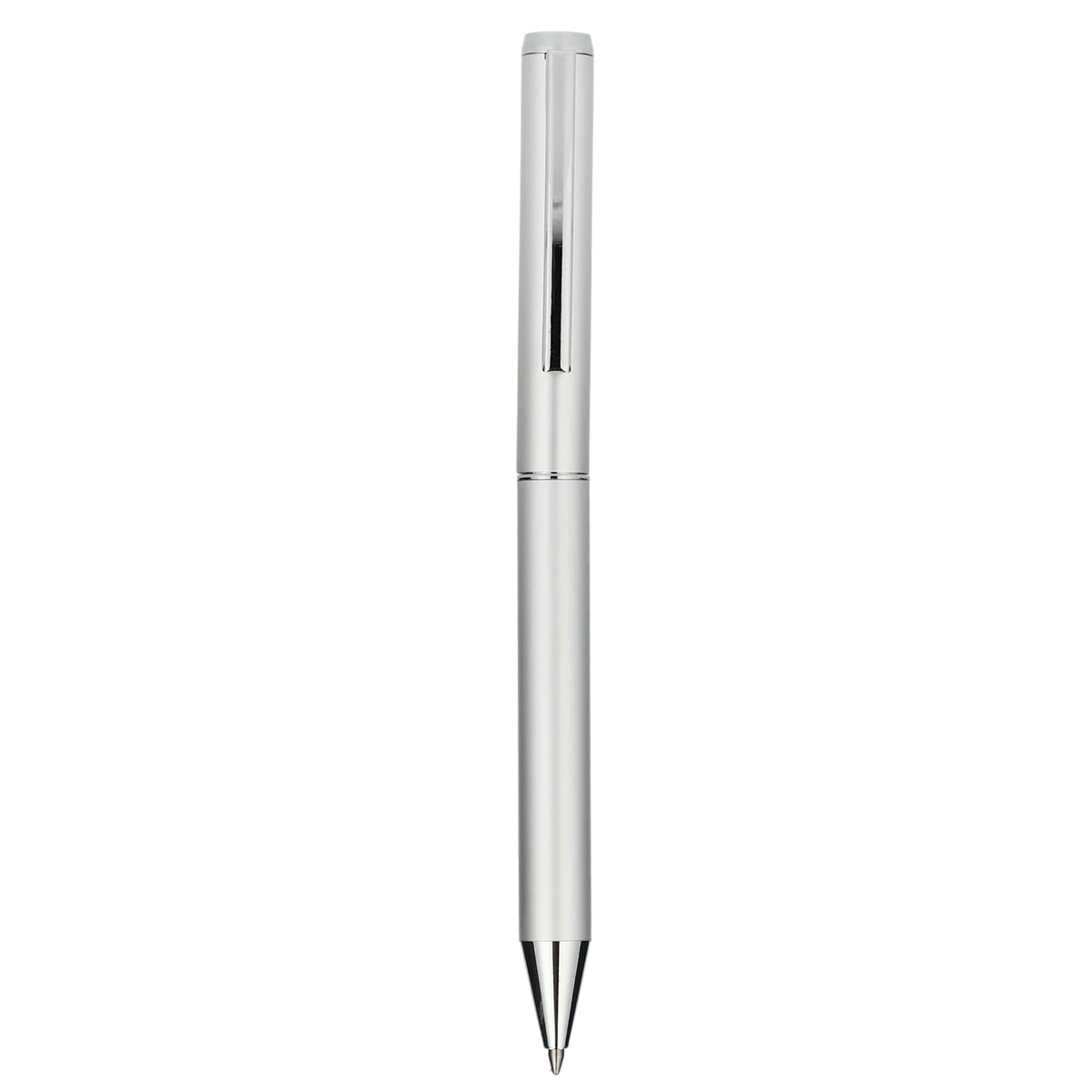 Ultra Gel Pen in 100% Recycled Aluminum - Silver - Front