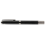 Ultra Gel Rollerball Pen in Recycled Brass, Gunmetal Trim Laser Engraving - Black - Right Side 2