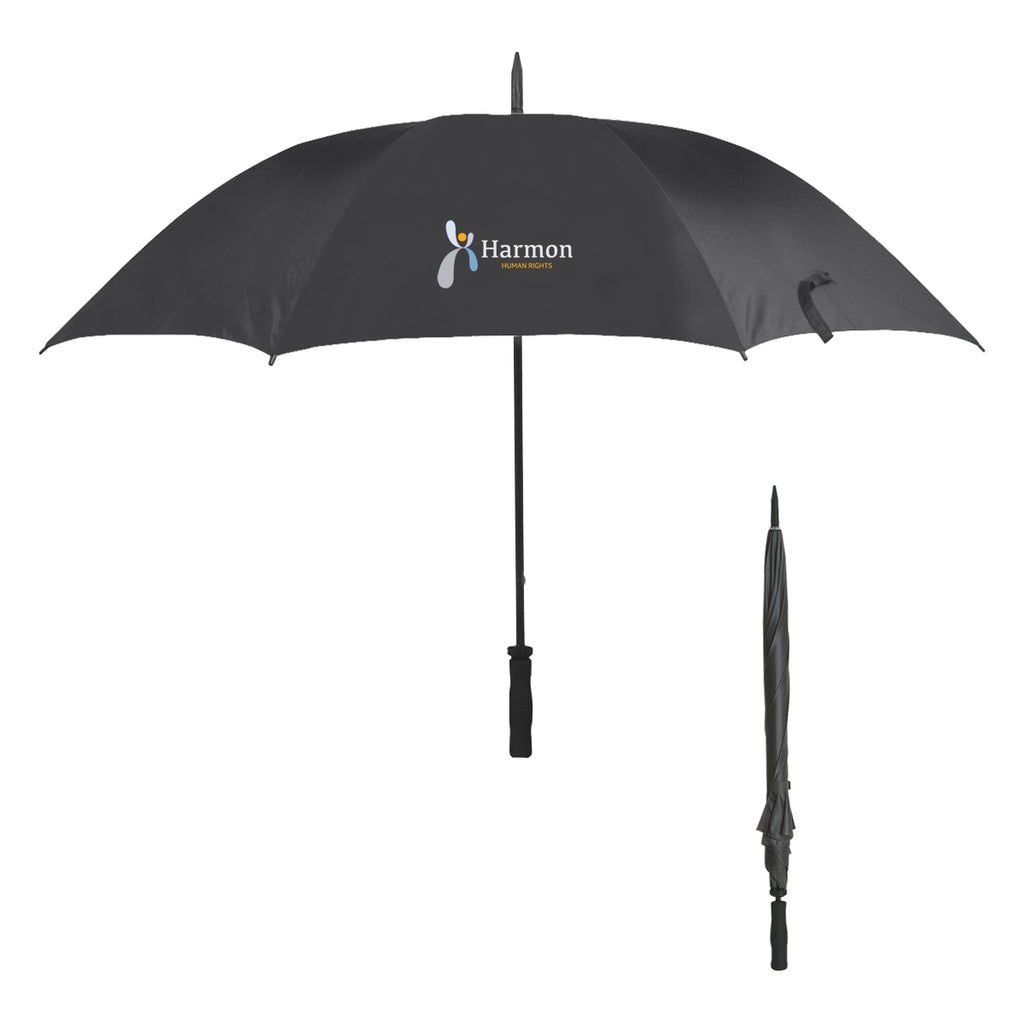 Ultra Lightweight Umbrella, 60 Inch Arc - Black - Colorbrite