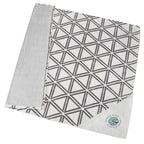 Ultra Plush Blanket with Burnout Sculpture Pattern Embroidery - Gray - Photo 2