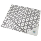 Ultra Plush Blanket with Burnout Sculpture Pattern Embroidery - Gray - Photo