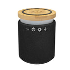 Ultra Sound Speaker and Wireless Charger - Black - Laser Engraving