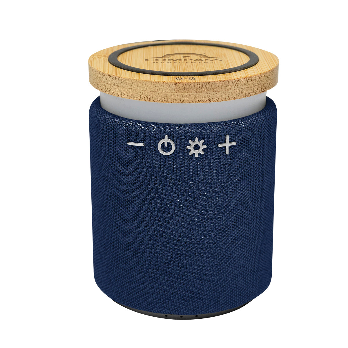 Ultra Sound Speaker and Wireless Charger - Navy - Laser Engraving