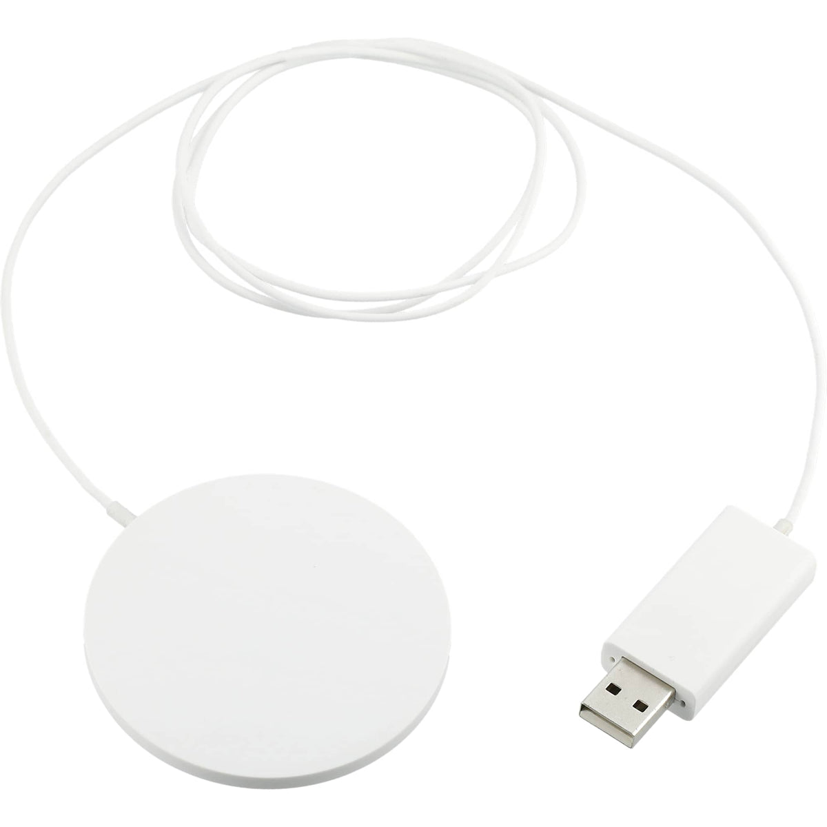 Ultra Thin Plastic Wireless Charging Pad, White Full Color - White - Usb 2