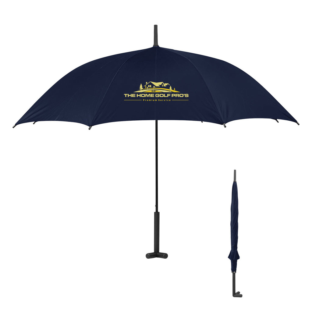 Umbrella with a Prop Stand, 46 Inch Arc - Navy - Colorbrite