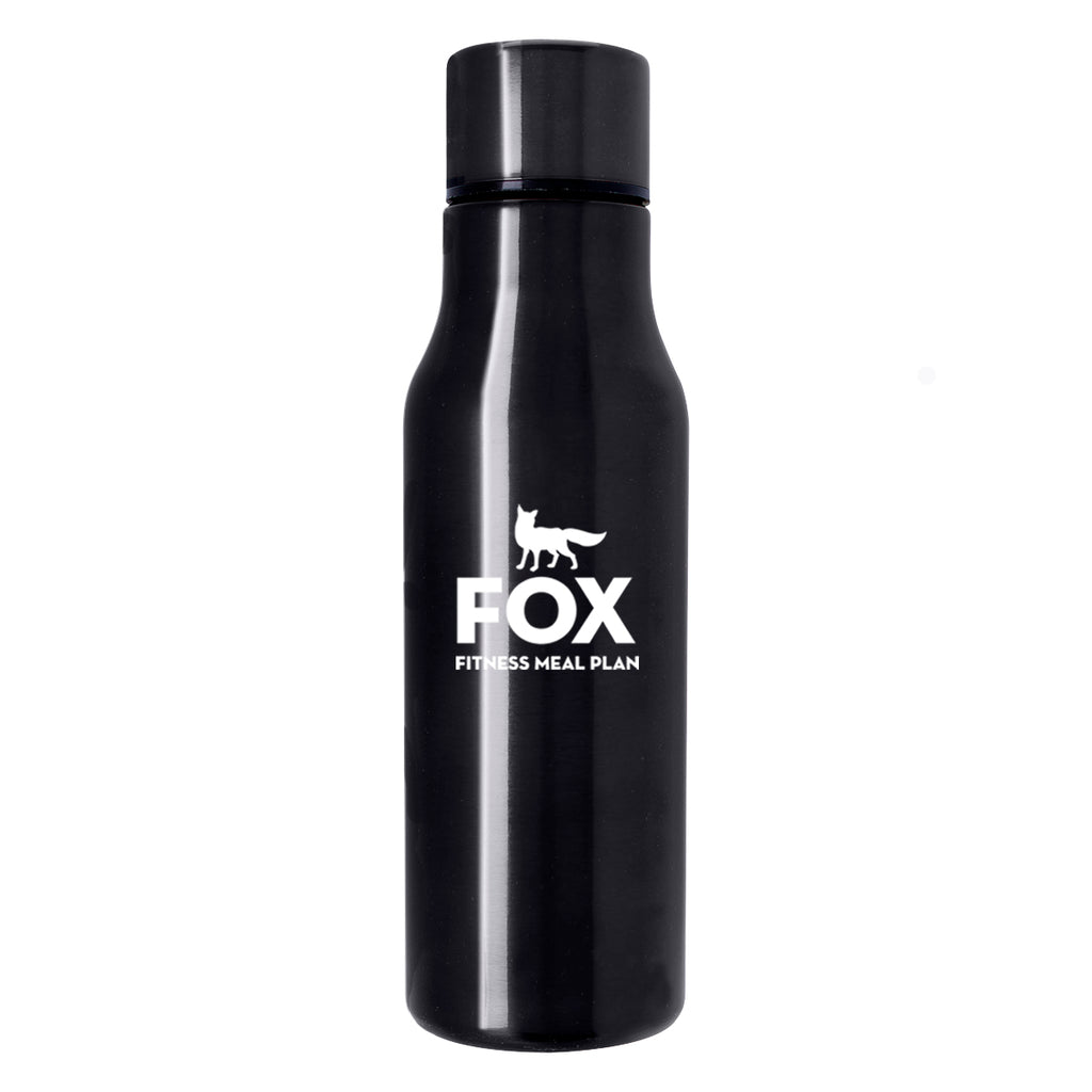 Unity Stainless Steel Bottle, 24 oz - Black - Laser Engraving