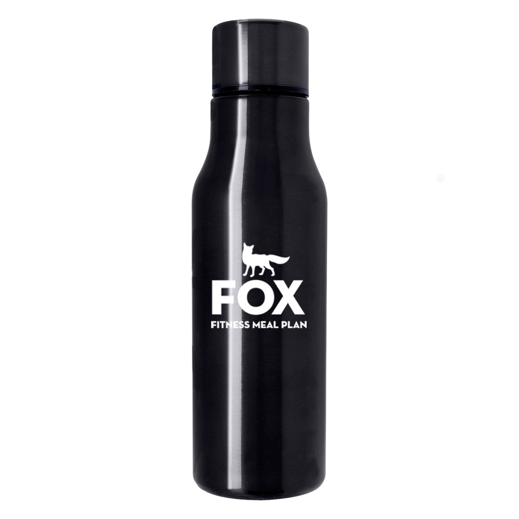 Unity Stainless Steel Bottle, 24 oz - Black - Silk Screen