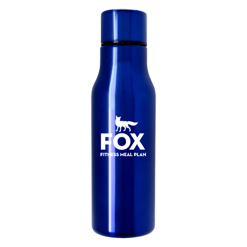 Unity Stainless Steel Bottle, 24 oz - Blue - Silk Screen