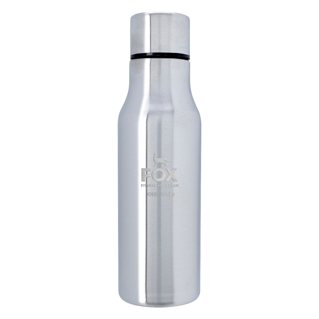 Unity Stainless Steel Bottle, 24 oz - Silver - Laser Engraving