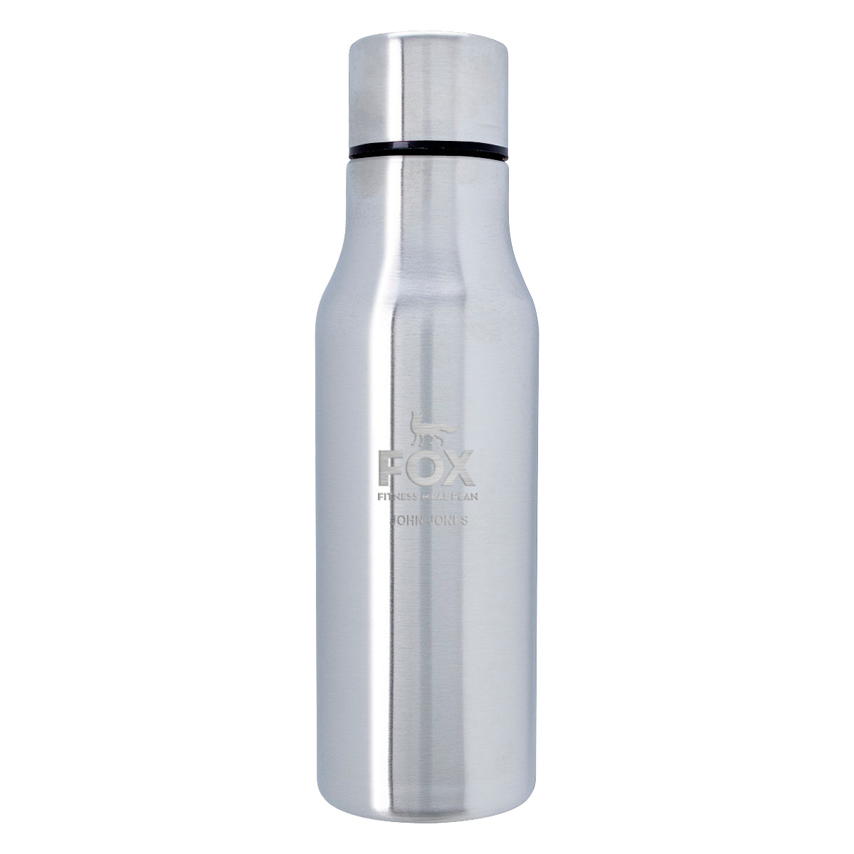 Unity Stainless Steel Bottle, 24 oz - Silver - Laser Engraving