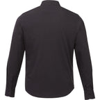 UNTUCKit Black Stone Slim Fit Wrinkle Free Shirt for Men Embroidery - Black - Back