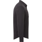 UNTUCKit Black Stone Slim Fit Wrinkle Free Shirt for Men Embroidery - Black - Right Side