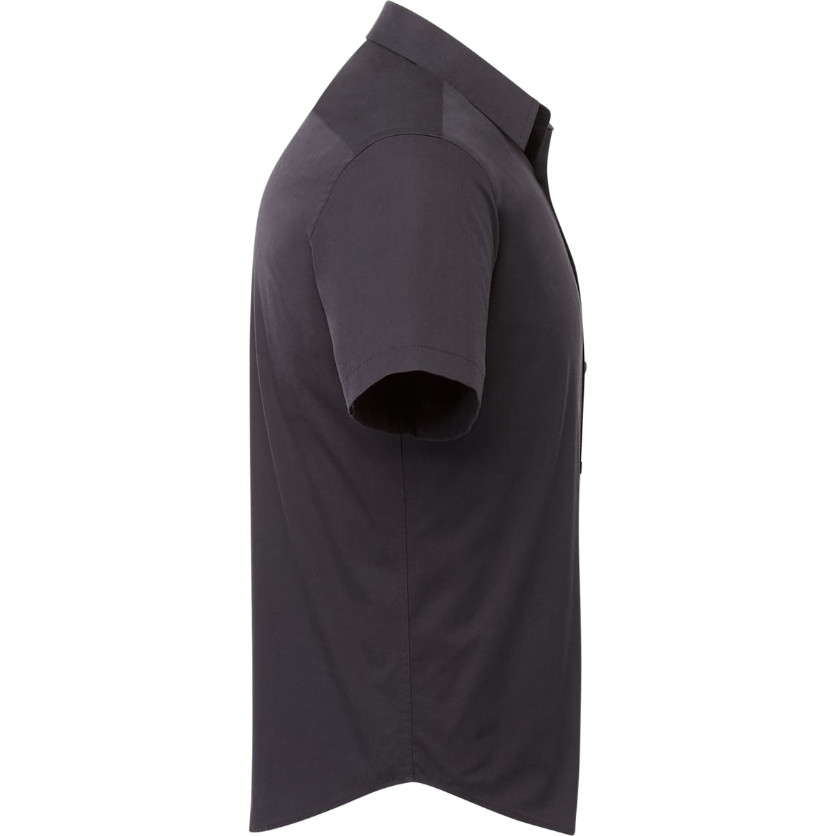 UNTUCKit Coufran Short Sleeve Shirt in Black for Men Embroidery - Black - Right Side