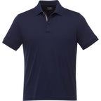 UNTUCKit Damaschino Wrinkle-Free Polo for Men Embroidery - Navy - Front
