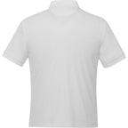 UNTUCKit Damaschino Wrinkle-Free Polo for Men Embroidery - White - Back