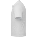 UNTUCKit Damaschino Wrinkle-Free Polo for Men Embroidery - White - Left Side