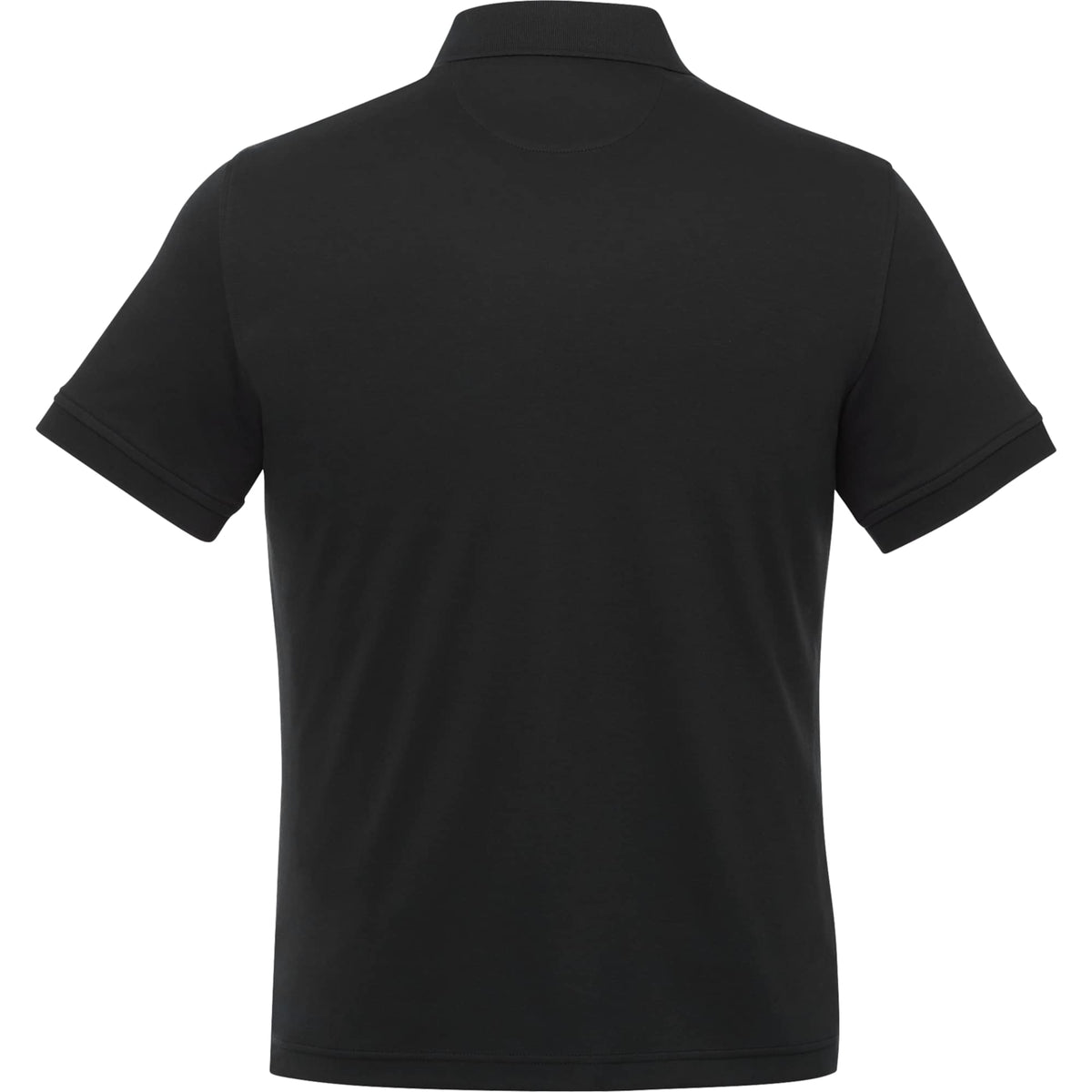 UNTUCKit Damaschino Wrinkle-Free Polo for Men Transfer - Black - Back