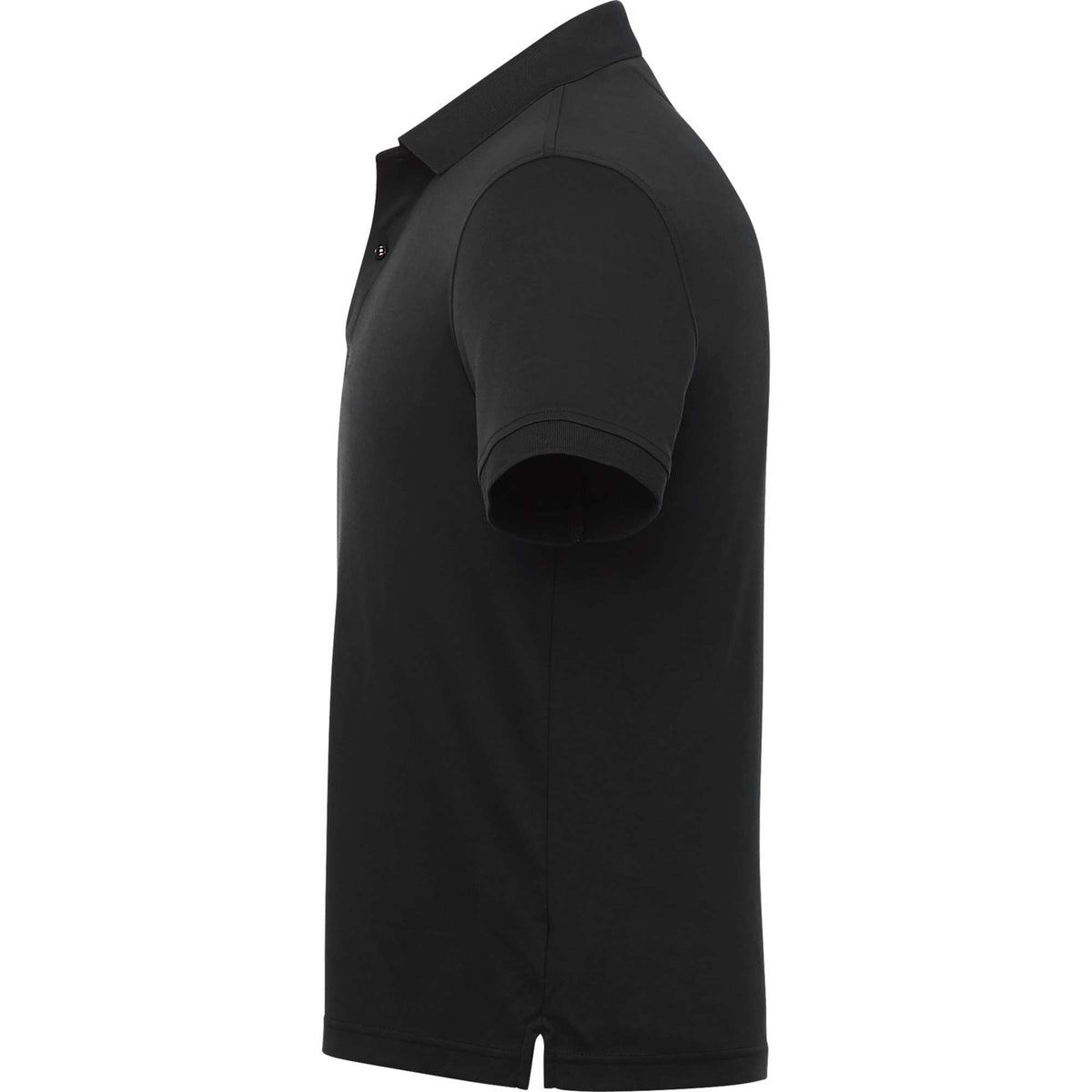 UNTUCKit Damaschino Wrinkle-Free Polo for Men Transfer - Black - Left Side