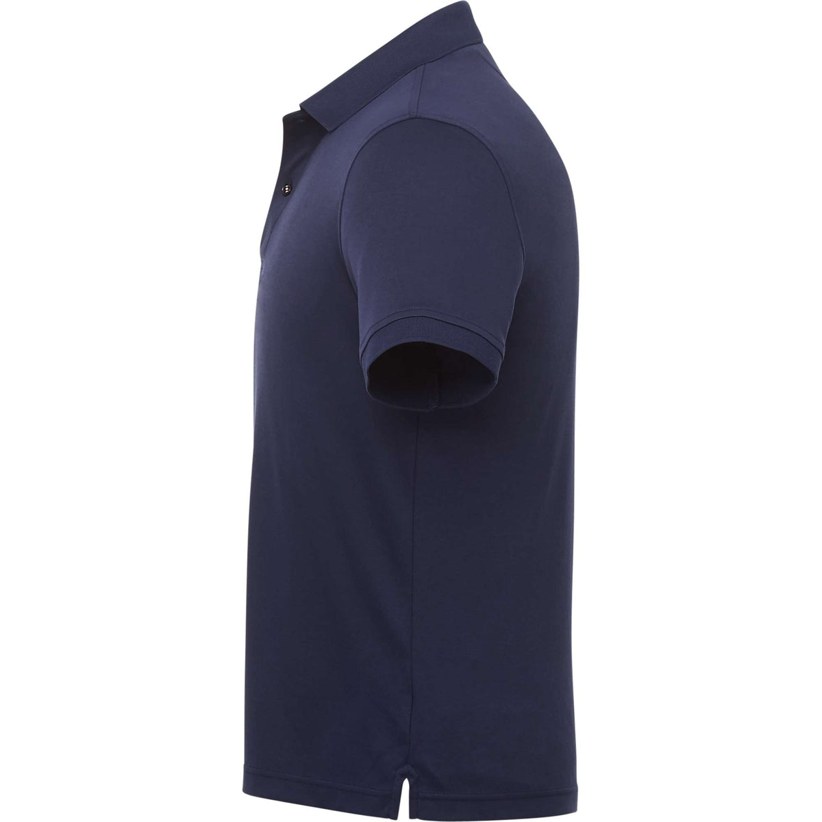 UNTUCKit Damaschino Wrinkle-Free Polo for Men Transfer - Navy - Left Side