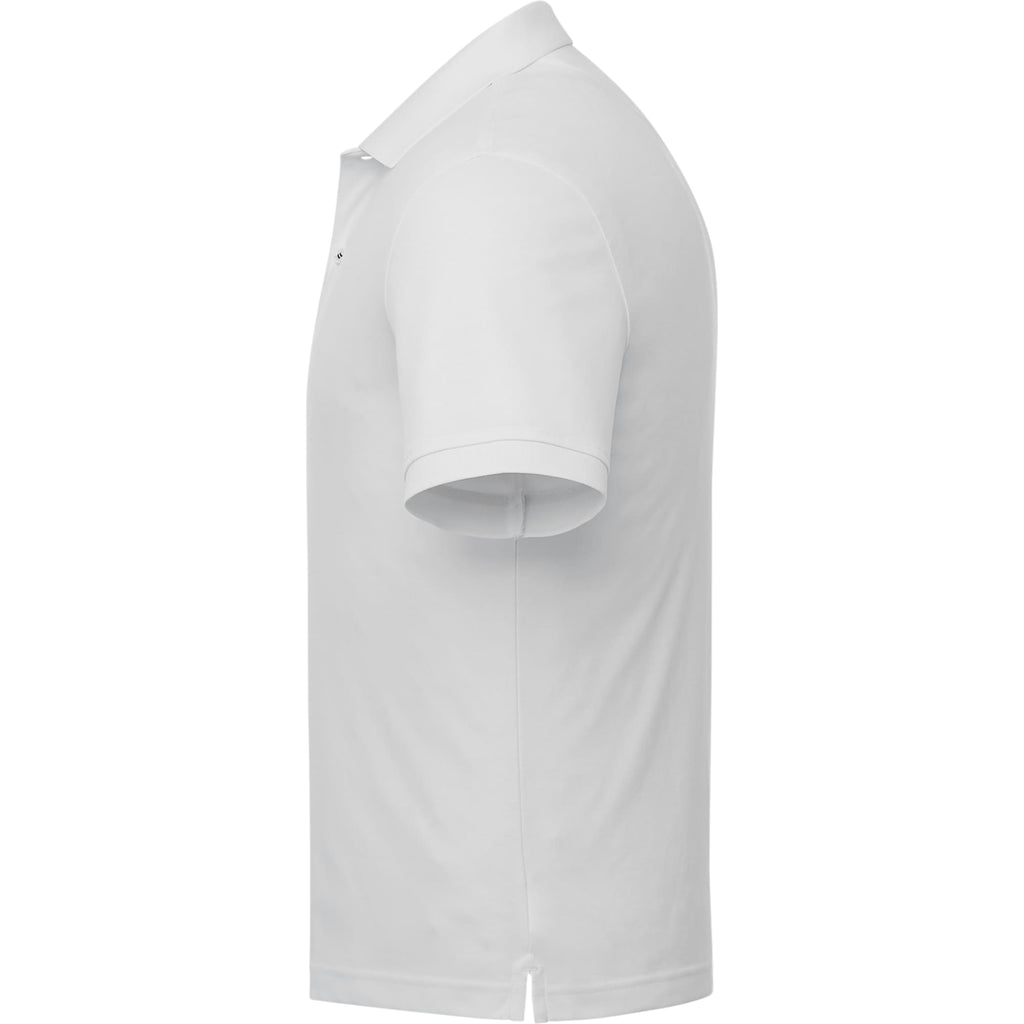 UNTUCKit Damaschino Wrinkle-Free Polo for Men Transfer - White - Left Side