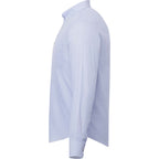 UNTUCKit Hillside Select Wrinkle Free Shirt in Blue for Men Embroidery - UNTUCKit Blue - Left Side