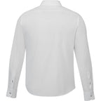 UNTUCKit Las Cases Slim Fit Wrinkle Free Shirt for Men Embroidery - White - Back