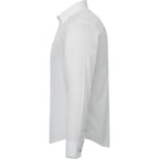 UNTUCKit Las Cases Slim Fit Wrinkle Free Shirt for Men Embroidery - White - Left Side