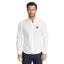 UNTUCKit Las Cases Slim Fit Wrinkle Free Shirt for Men Embroidery - White - On Model Front