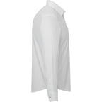 UNTUCKit Las Cases Slim Fit Wrinkle Free Shirt for Men Embroidery - White - Right Side