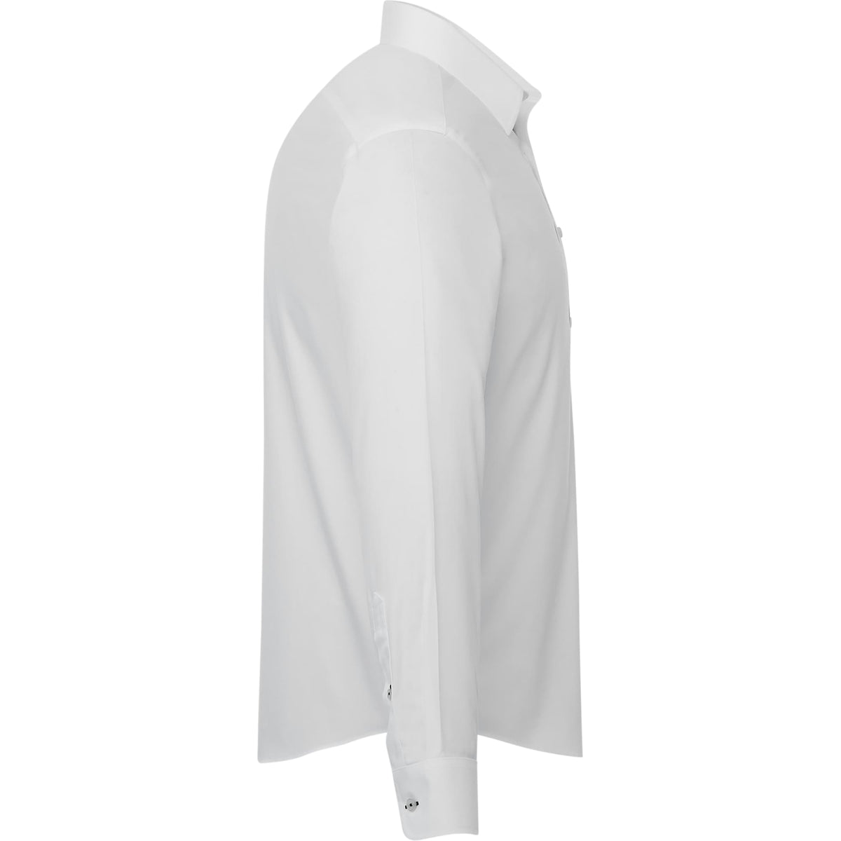 UNTUCKit Las Cases Slim Fit Wrinkle Free Shirt for Men Embroidery - White - Right Side