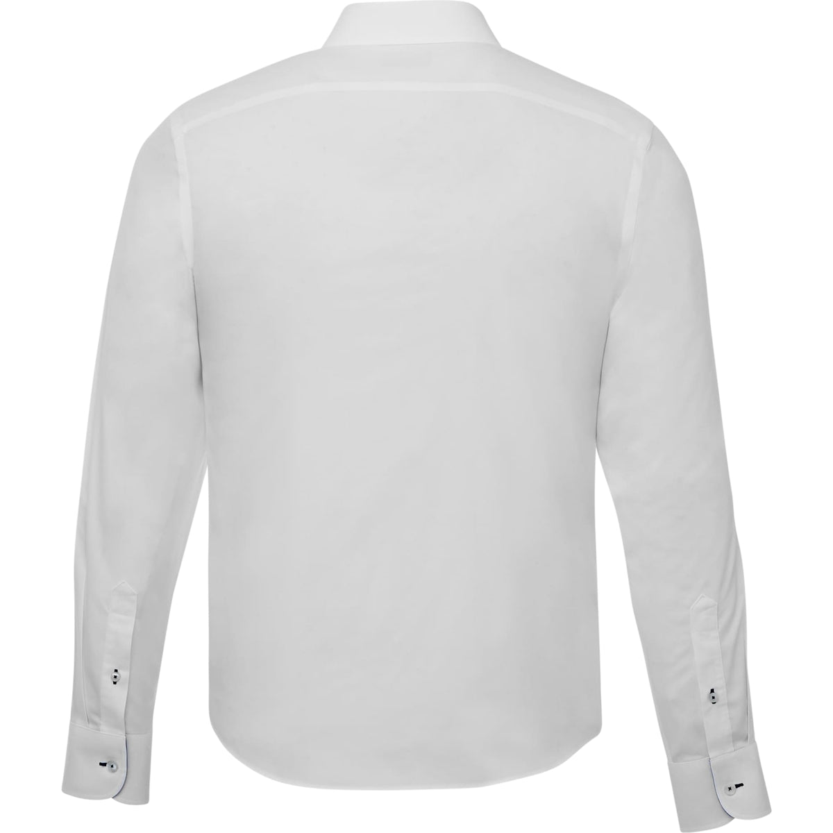 UNTUCKit Las Cases Special Shirt with Contrast Cuffs for Men Embroidery - White - Back
