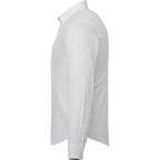 UNTUCKit Las Cases Special Shirt with Contrast Cuffs for Men Embroidery - White - Left Side