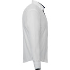 UNTUCKit Las Cases Special Shirt with Contrast Cuffs for Men Embroidery - White - Right Side