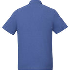 UNTUCKit Performance Knit Polo for Men Embroidery - China Blue - Back